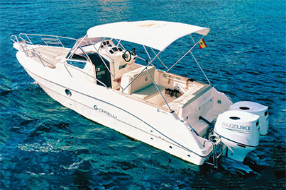 alquilar barco a motor Capelli 28 WA Mallorca