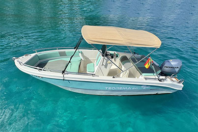 alquilar barco a motor Teorema 20 Mallorca