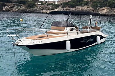 alquilar barco a motor Trimarchi Marge 23 Mallorca