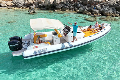 alquilar RIB Oro Marine S9 TOP GUN Mallorca