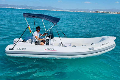 Alquilar semirrígida Selva Marine D 500 Mallorca