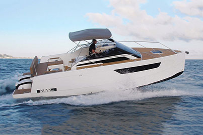 Alquilar lancha motora Nuva M9 Steak Tartar Mallorca