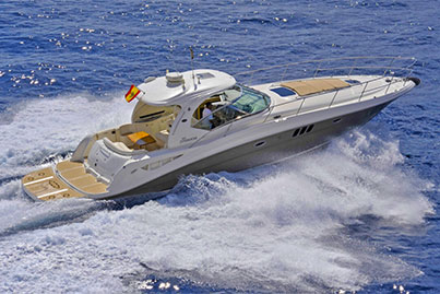 alquilar yate Sea Ray 455 Sundancer Cierzo Mallorca