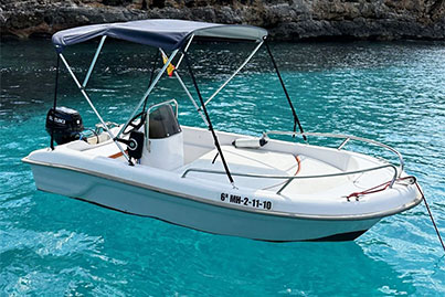 rent boat without licence Astec 400 Cala dOr