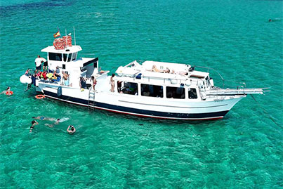 rent motorboat Es Trenc Mallorca