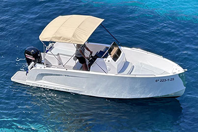 rent motorboat Cattleya X6 Cala dOr