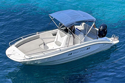 rent motorboat Orizzonti Andromeda White Mallorca