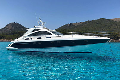 rent yacht Fairline Targa 52 Skittles Alcudia