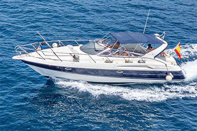 rent motorboat Cranchi 39 Endurance Palma de Mallorca