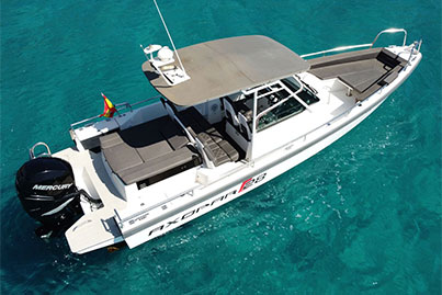 rent motorboat Axopar 28 T-Top Santa Ponsa