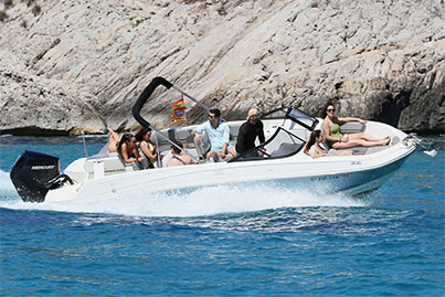 rent motorboat Bayliner VR6 Santa Ponsa