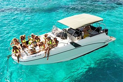 Alquiler de lancha motora Beneteau Flyer 8.8 Sunny Can Pastilla