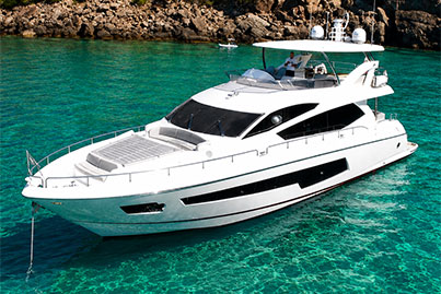 alquilar yate Sunseeker 75 Raoul W Palma de Mallorca